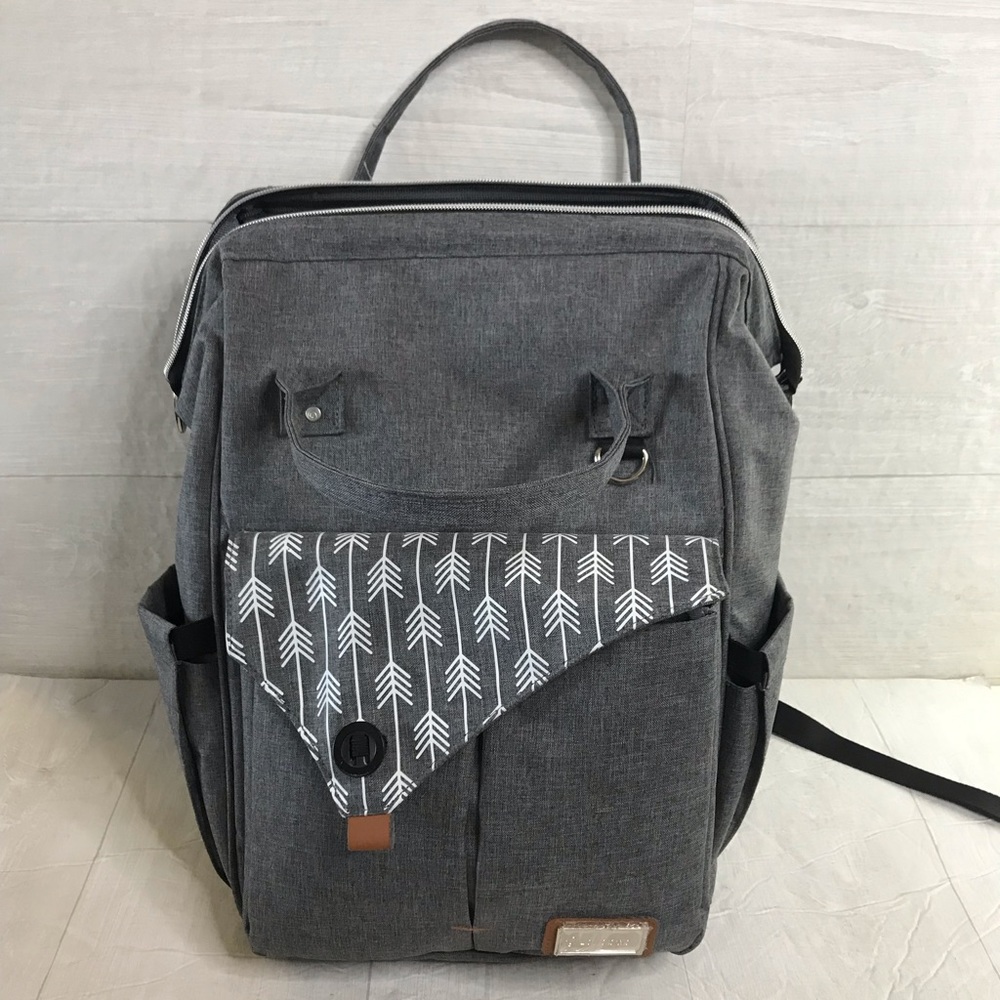 Lekebaby Large Diaper Bag Backpack For Mom Diaper ... View 2